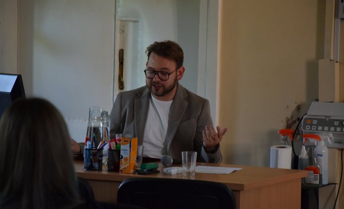 Kamil Ludwiczak na sympozjum PTS